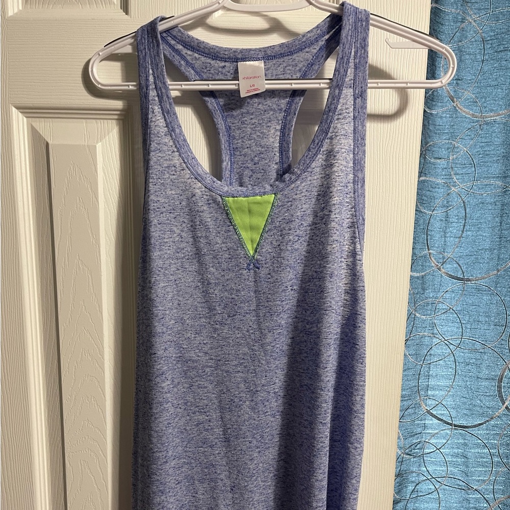 Xhilaration Blue/Green Long Racerback Tank
Never Worn. Size L